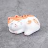 AEOLK Cat Chopstick Rest, Lucky Cat, Chopstick Rest, Cat Chopstick Pillow, Ceramic, Cute Decoration, Perfect for Izakaya, Family Dining Table, Living