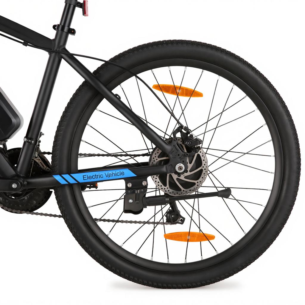 ANCHEER 27.5 inch electric bicycles with 250W motor, 36V 10.4Ah replaceable battery, e-MTB