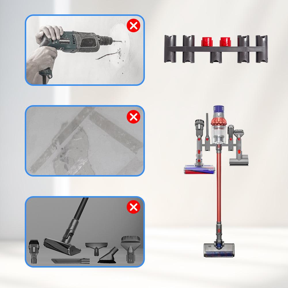 Telescopic Rod Extension Tube Suction Head For Dyson V7 V8 V10 V11 V15 Handheld Vacuum Cleaner Crevice Brush Mattress Brush Accessories Spare Parts