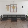 VidaXL Garden Lounge Set 8 Pcs Patio Furniture Set Outdoor Furniture Garden Furniture Wood 3076138