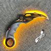 10inch Luminous Valorant Katana Original Samurai Anime Cosplay Prop Ninja Knife Led Light Sword Real Size Japanese Katana Toy