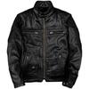 Mens Genuine Leather Jacket Top Grain Cowhide Biker Coat Stand Collar Motorcycle Riding Jacket with Armor Pockets Large Size