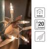 Guirlande Lumineuse Intérieure - Hellum - 832082 - 5,85 M - 20 Ampoules - Câble Blanc