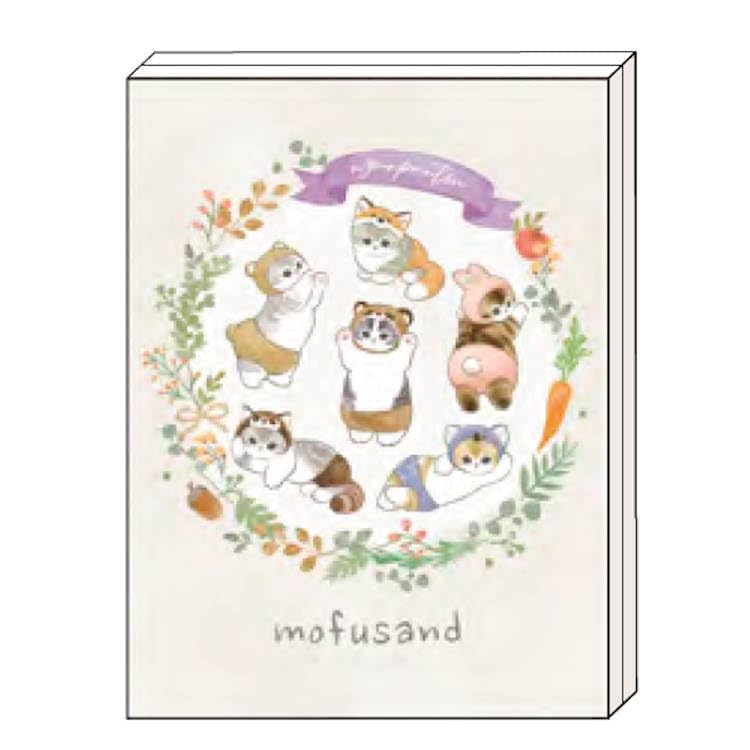 Sunstar Stationery Mofusand Sticky Book Nyan S2845091 Notes, Type, Pants!