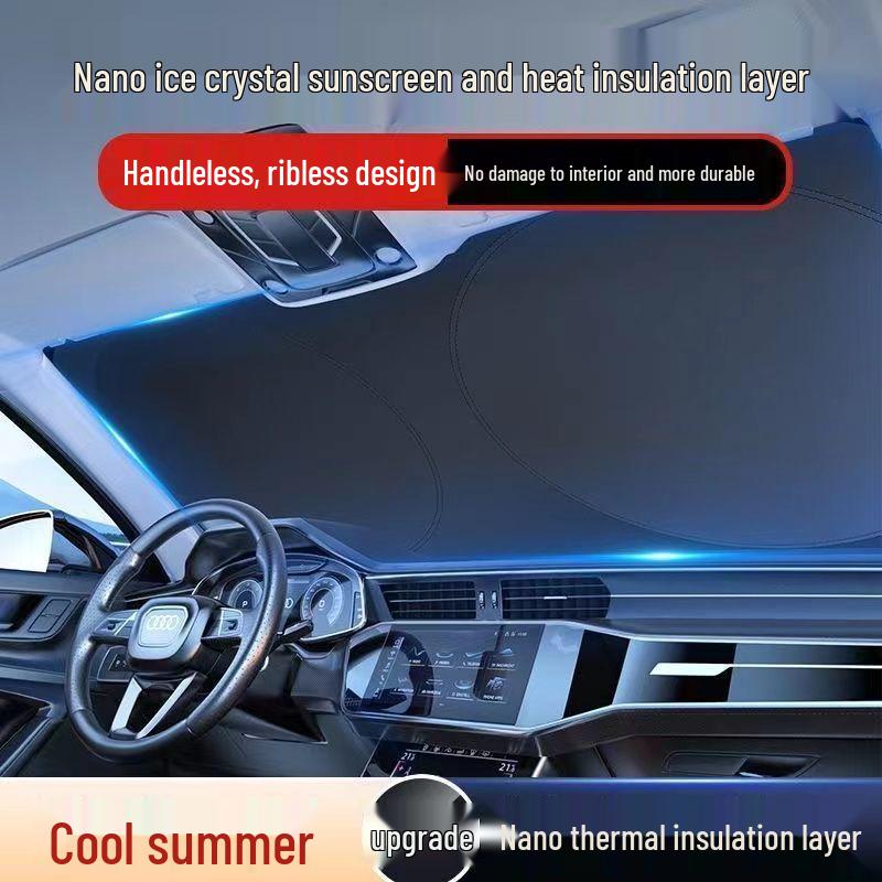 

Автомобильный солнцезащитный козырек - Шторка на лобовое стекло - Теплоизоляция и защита от УФ-лучей 1 Second Compact Sedan Thick Sunshade