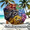 Custom Name Personalized Power Rangers Print Umbrella, Auto Open Close, 8‑Rib Sturdy Frame, Commute Camping Hiking Use, Birthday Gift