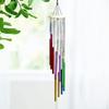 1pc Outdoor Colorful Wind Chimes for Outside with 12 Aluminum Tubes for Garden Patio Balcony and Home Decor