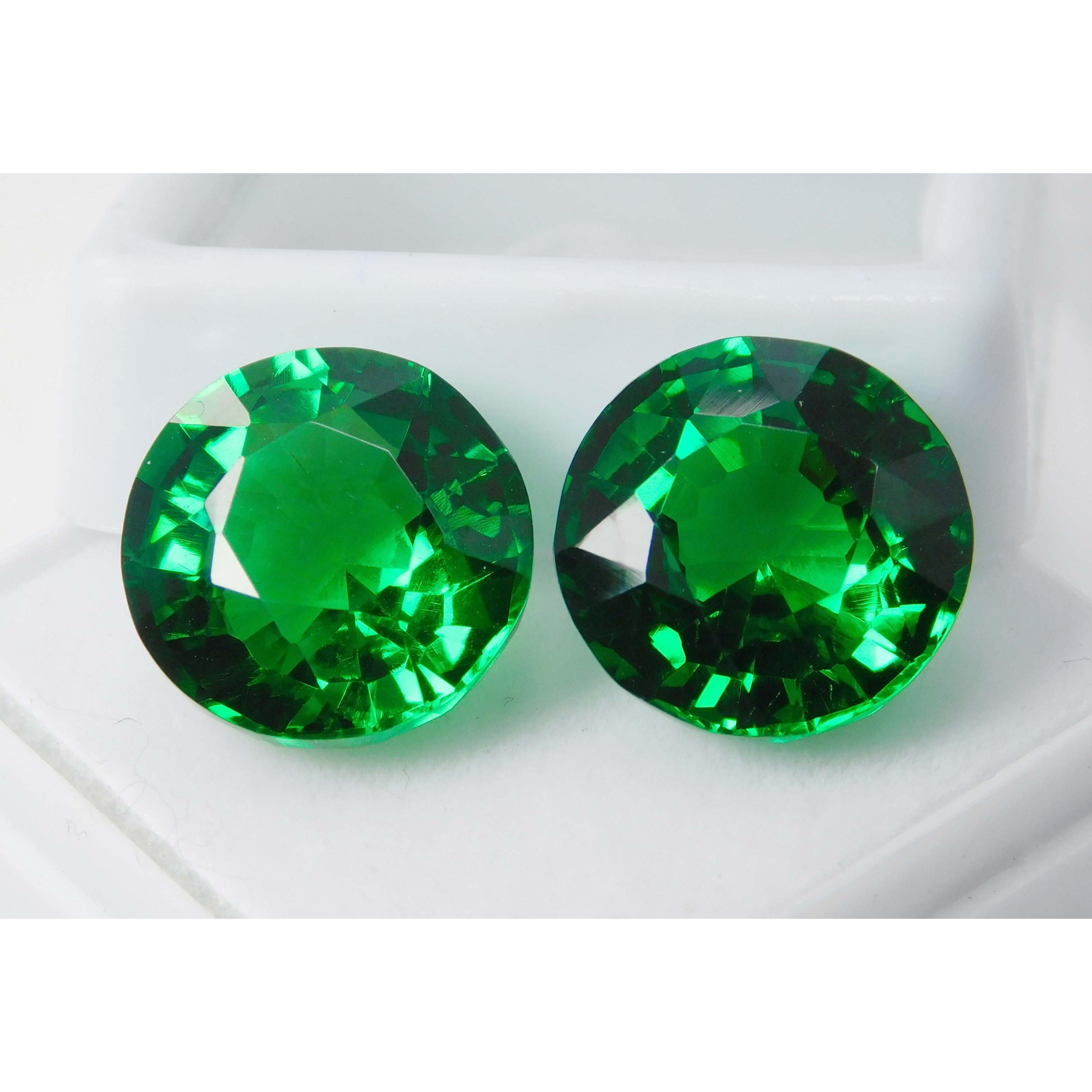 20 Ct Natural Tourmaline Green Round