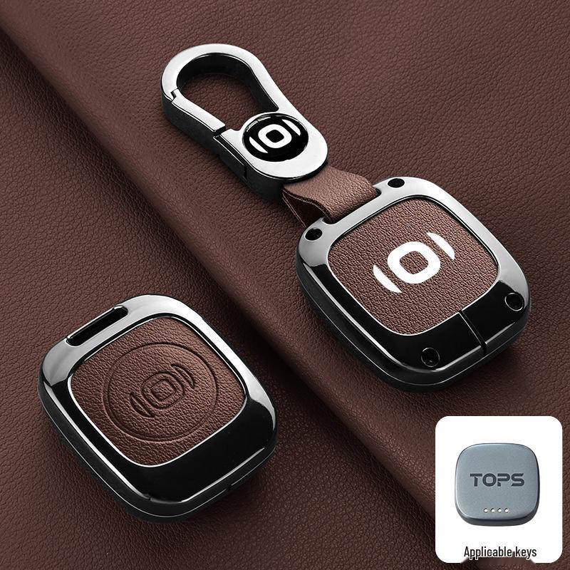 Bluetooth-Schlüsselhülle mit Metallschnalle für Changan Qiyuan E07, Kompatibel mit 25 Automodellen