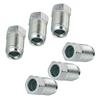 Kits Metric Nuts Cylinder Fittings M12mm X1mm Silver Unions Master 3/16" Pipe Brake Cable Connector Brand New Car Accessories