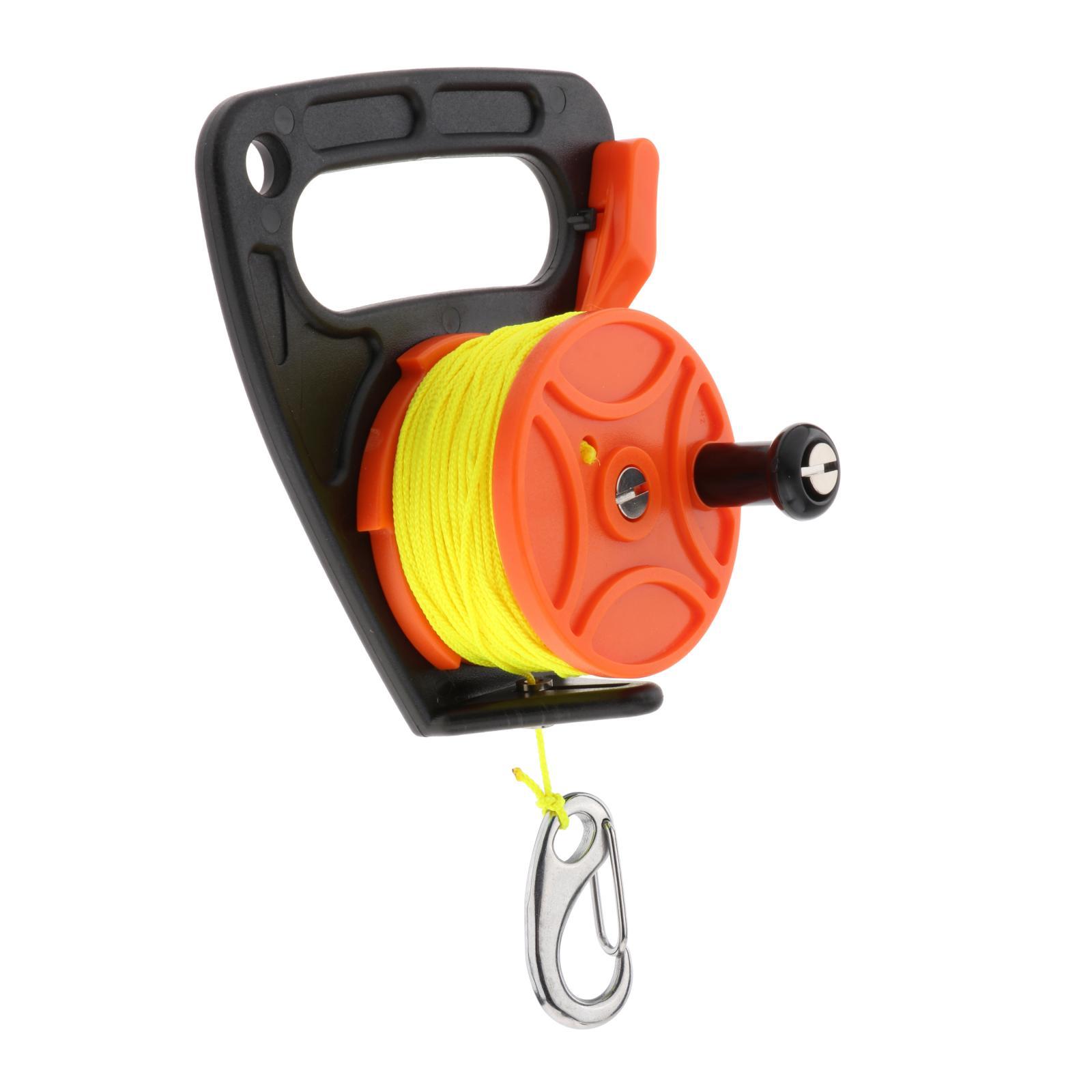 

Scuba Diving Reel with Handlehandle Equipment Snorkeling for Wreck Cave Dive
