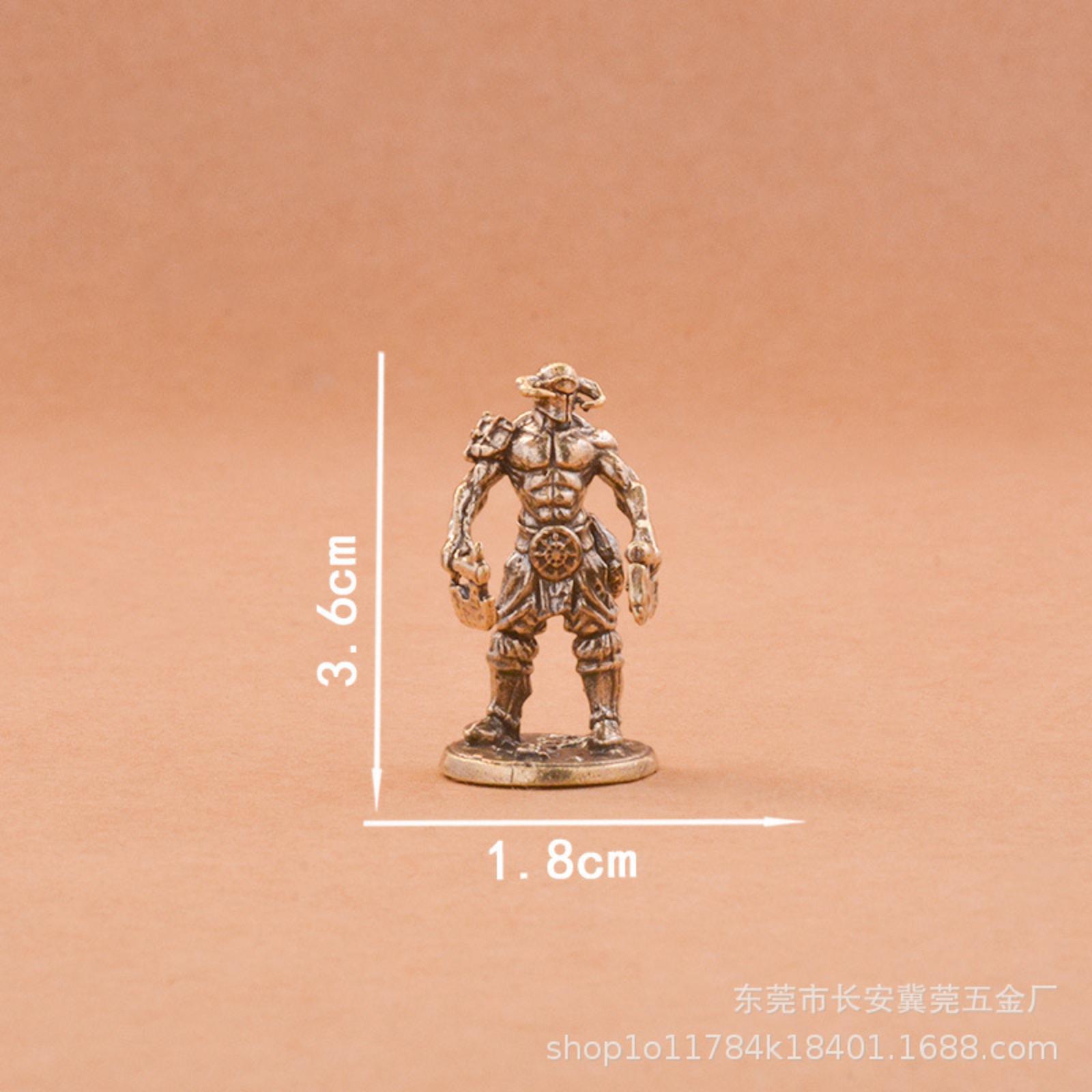 

Фигурка Сёгуната из цельной латуни: Модель Игрушка Подарок для мальчиков - Уникальная Подставка для Фигурок для Настольной Игры One Size