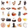 50 Halloween-Style Waterproof Stickers for Phones & Laptops