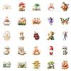 50 Fairy Tale Forest Theme Waterproof Mix And Match Graffiti Stickers