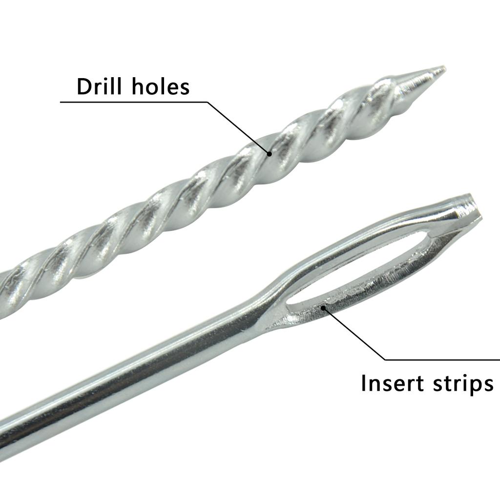 Car Tire Repair Tool Tire Repair Kit Studding Tool Set With EVA Storage Case Auto Bike Puncture Plug Garage Needle Nose Pliers