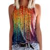 Flower Floral 3D Print Tank Top Summer Women Fashion Streetwear Y2k Tops Oversized Vest Off Shoulder Sleeveless Woman Camisole