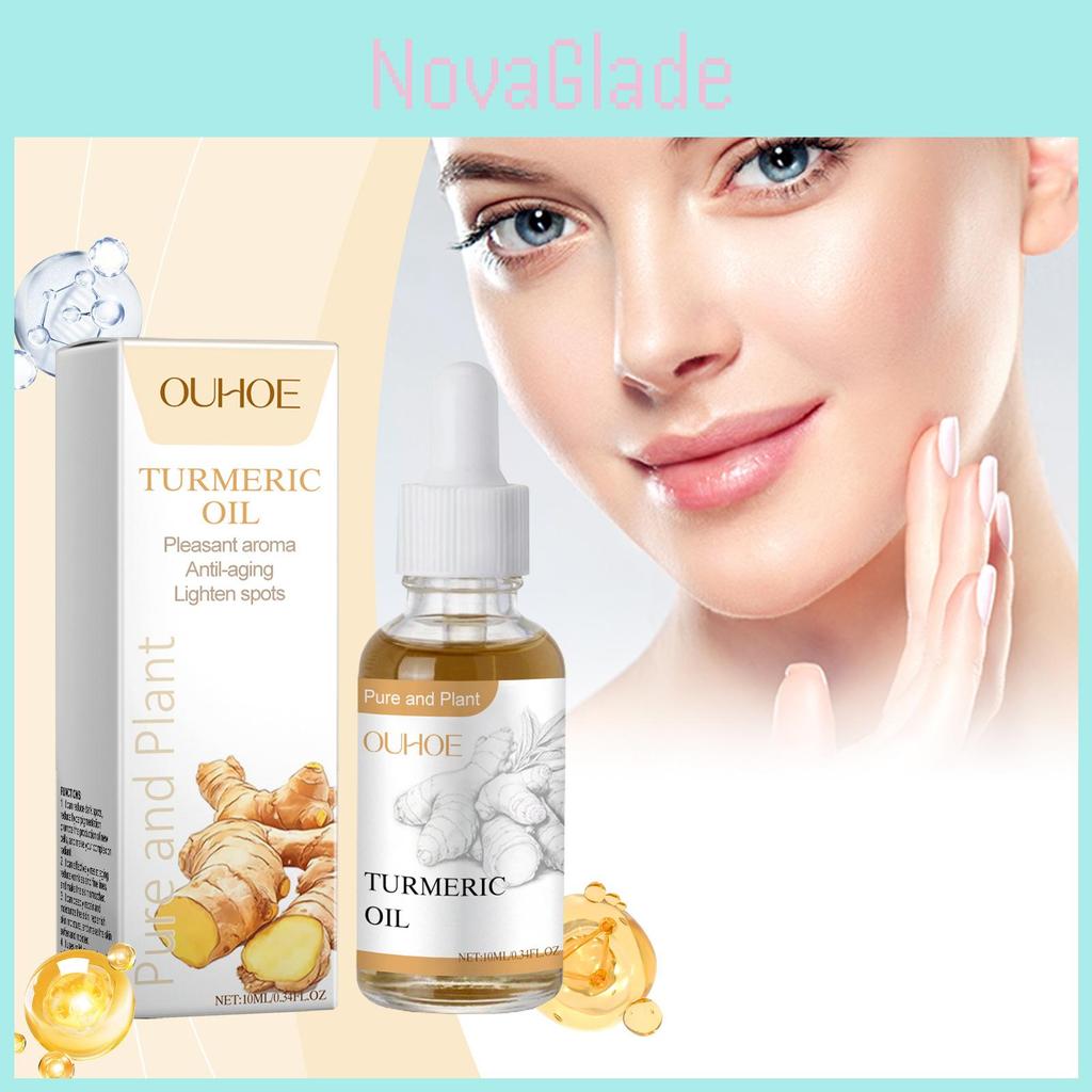 Ouhoe Turmeric Essential Oil Luxurious Moisturizing Hydrating Face Serum For Radiant Skin