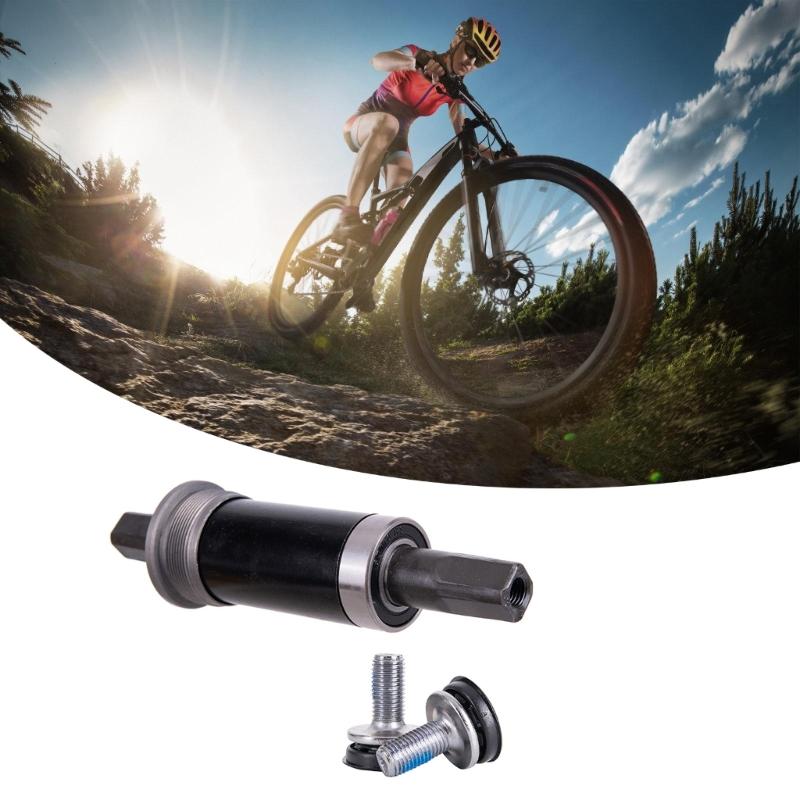 Square Tapered Bottom Bracket with Waterproofs Screw Mountain Bicycles Bottom Bracket Cycling Part Easy Installation