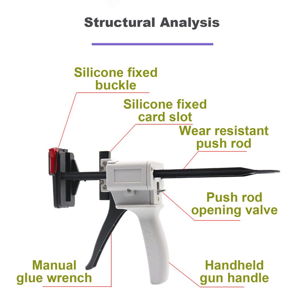 Silicone Manual Glues Guns Toothpaste Tube Extruder Tube Squeezing Machine For Sealant And Tool Applications