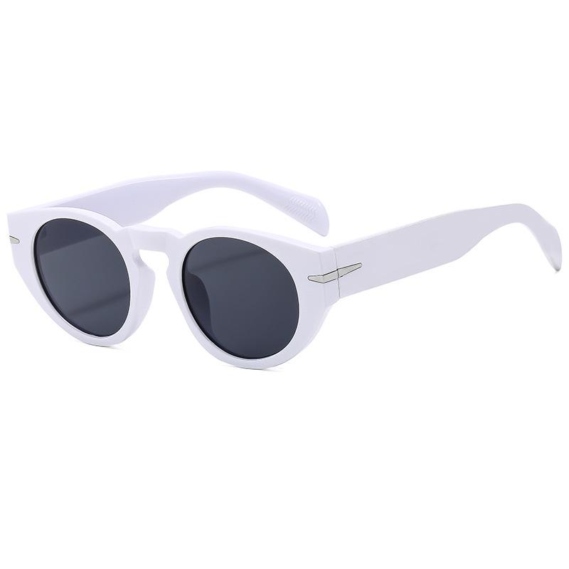 Vintage Round Sunglasses Women Men Steampunk Shades UV400 Protection Classic Oval Sun Glasses Fashion Unisex