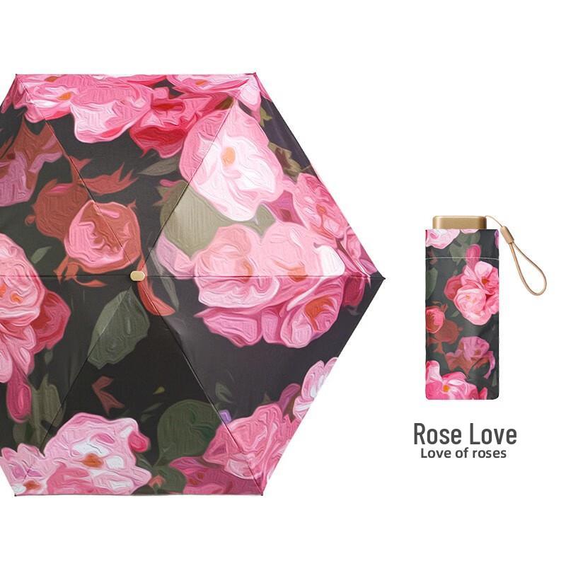 Nanqiao Creative Oil Painting Compact Capsule Umbrella