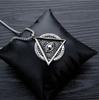 Vintage Dark Demon'S Eye Stainless Steel Necklace Female Niche Design Punk Accessories Hip Hop Cold