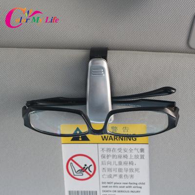 1 Pieza ABS Soporte para Gafas de Coche Portatarjetas Bancarias Portatickets Clip Adhesivo para Opel Astra H J G Mokka para Infiniti Q50L QX50