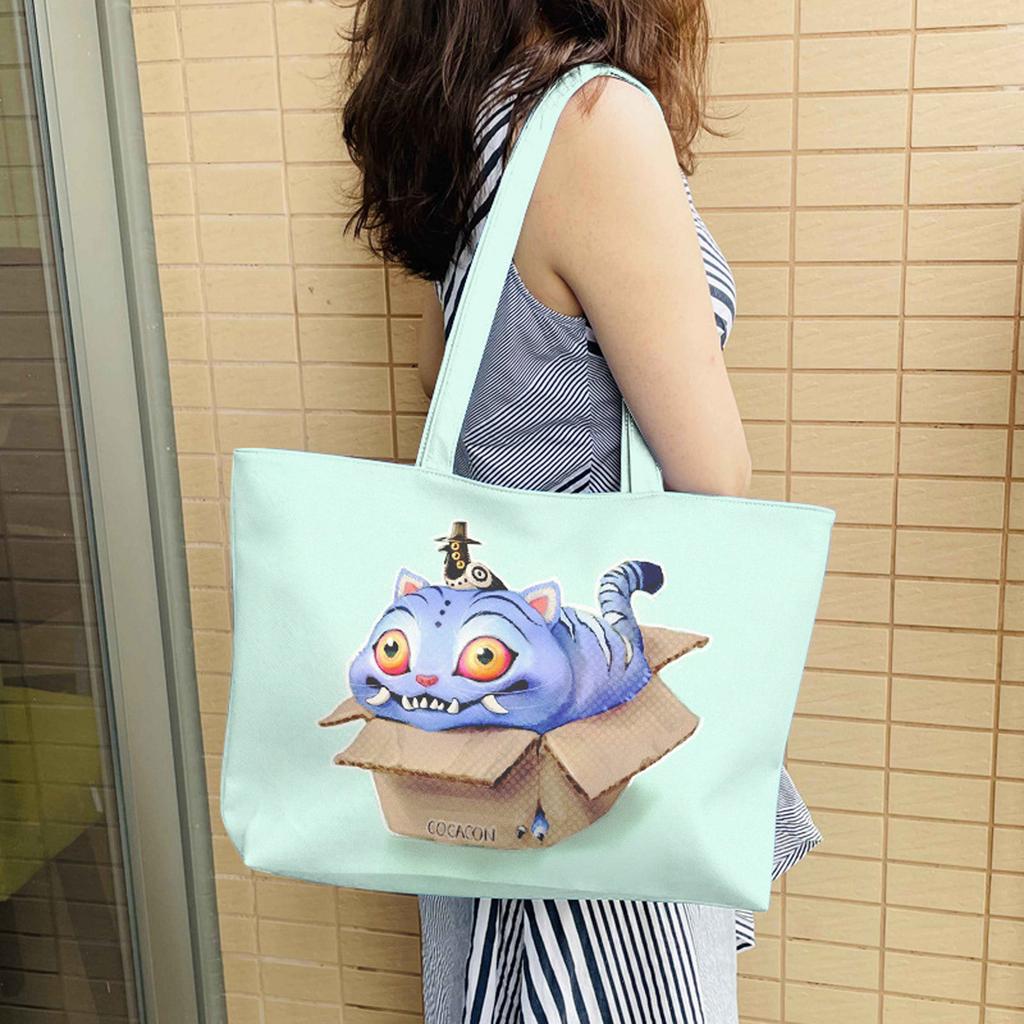 Group One-shoulder Leather Bag Tote Bag One-shoulder Bag PU Large Capacity  Cartoon