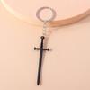Gothic Punk Alloy Sword Keychain Metal Key Ring Pendants for Car Key Holder Handbag Decor Jewelry Gifts