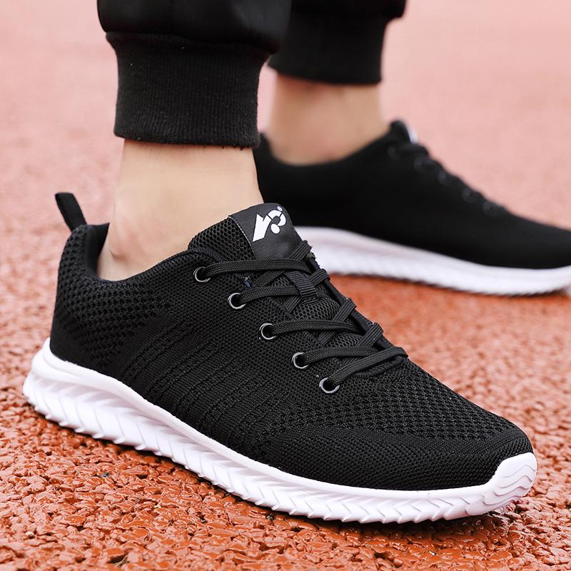 

Высокоэластичная подошва, летающая тканая дышащая спортивная повседневная модная обувь, мужская обувь 39-45