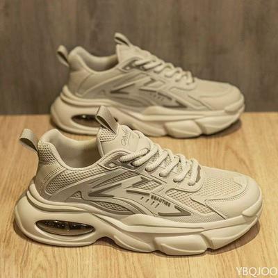 Chaussures pour hommes à semelles épaisses, nouvelles explosives de printemps et d'automne, à la mode et polyvalentes, chaussures de sport décontractées et confortables qui augmentent la hauteur
