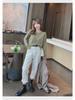 Women's Stylish Cashmere Sweater: Round Neck, Thin, Ideal for Spring & Autumn, 2025 Collection, Versatile Inner or Outer Wear.