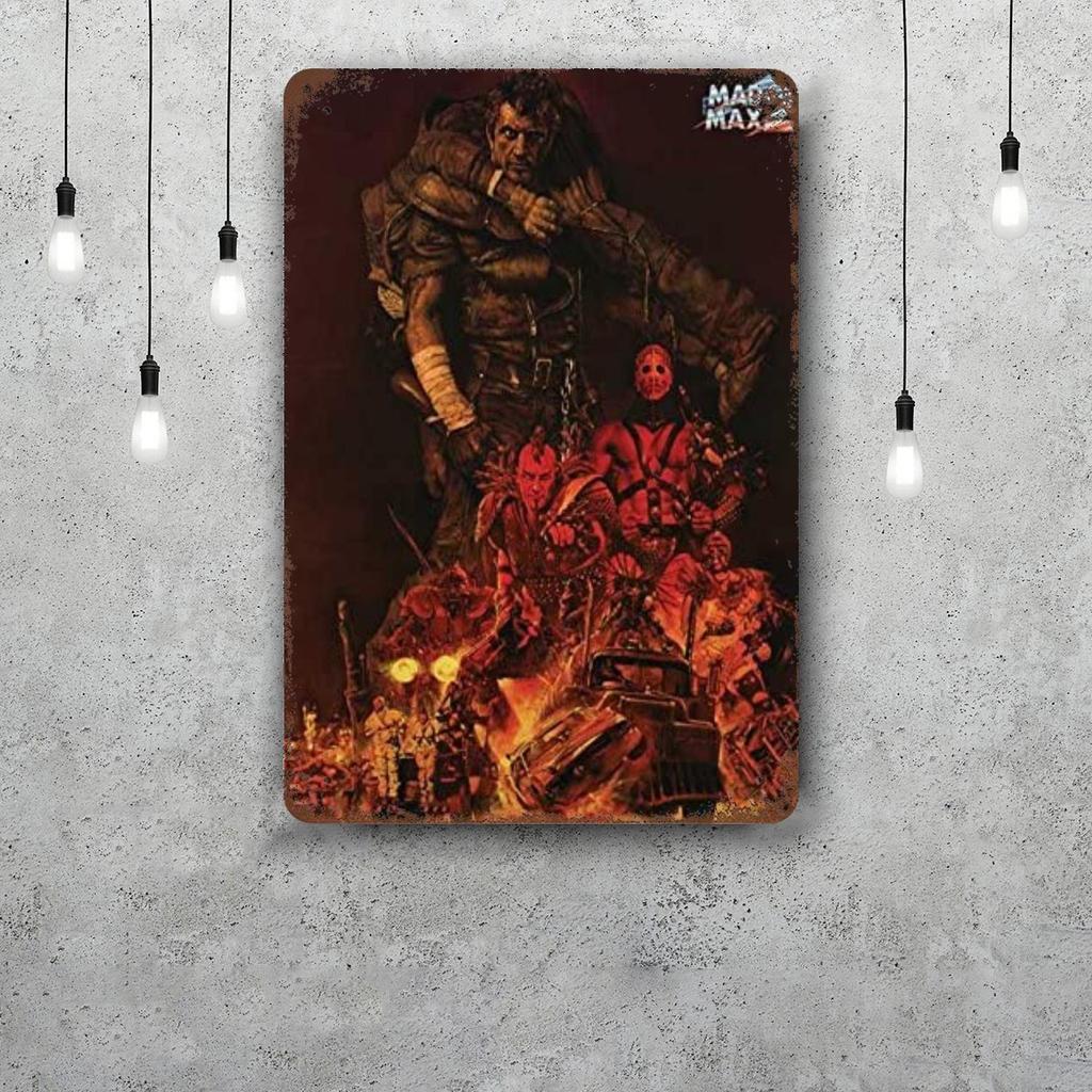 Mad Max Classic Poster Rusty Metal Plaque Retro Decorative Plate Bar Man Cave Garage Club Metal Sign Wall Decoration