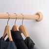 WADDELL Closet Pole Socket (Jumbo Heavy Duty, 1 Set) | Hardwood Dowel Rod Holder Fits Any Style Closet Rods up to 1-¾" Diameter | Includes Mounting