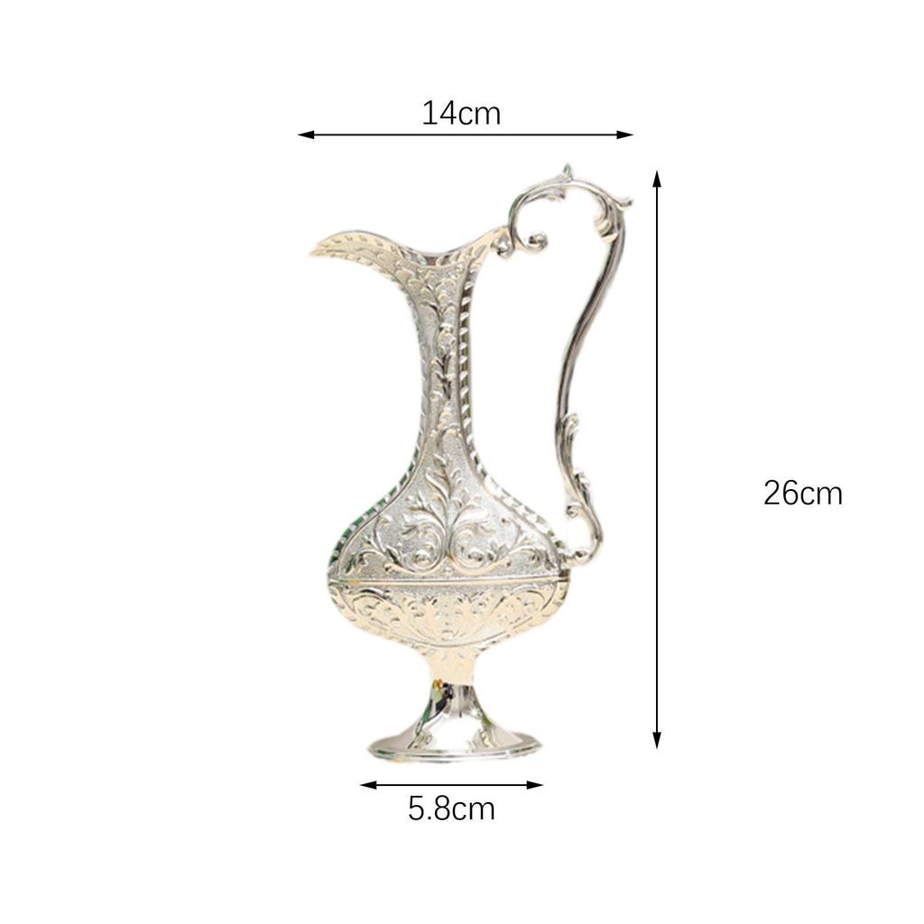 Flower Vase Handle Vase Flower Pot Gift Art Centerpiece Center Vase Desktop Vase for Interior Living Room Housewarming Garden