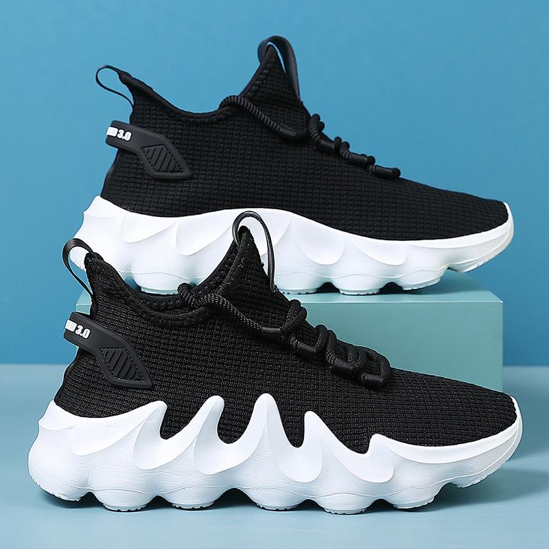 Men Casual Sports Sneakers Lightweight Comfortable LaceUp New Male Simple Walking Shoes Soft Sole Lace Tenis Masculino Mens Trainers