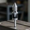 Lathe Centering Tool Machined Metal Rotating Circular Grooves
