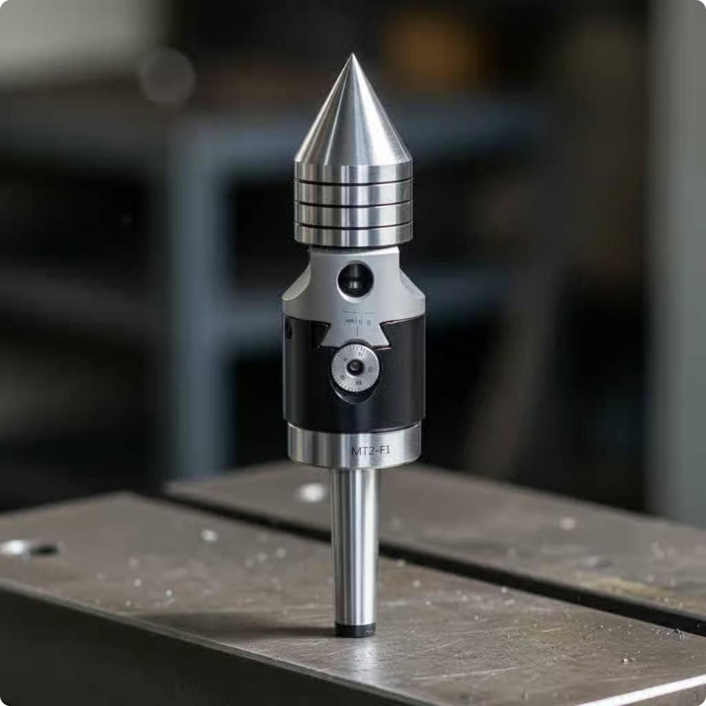 Lathe Centering Tool Machined Metal Rotating Circular Grooves