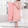 1pc Wearable Bath Towel, Cute Bow Soft Shower Skirt For Women, Adjustable Bath Robe With Pocket For Home And Travel
