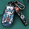 Leather Key Case Remote Cover for Subaru Impreza Forester XV WRX STI Legacy BRZ Outback Keychain Holder Shell Car Accessories