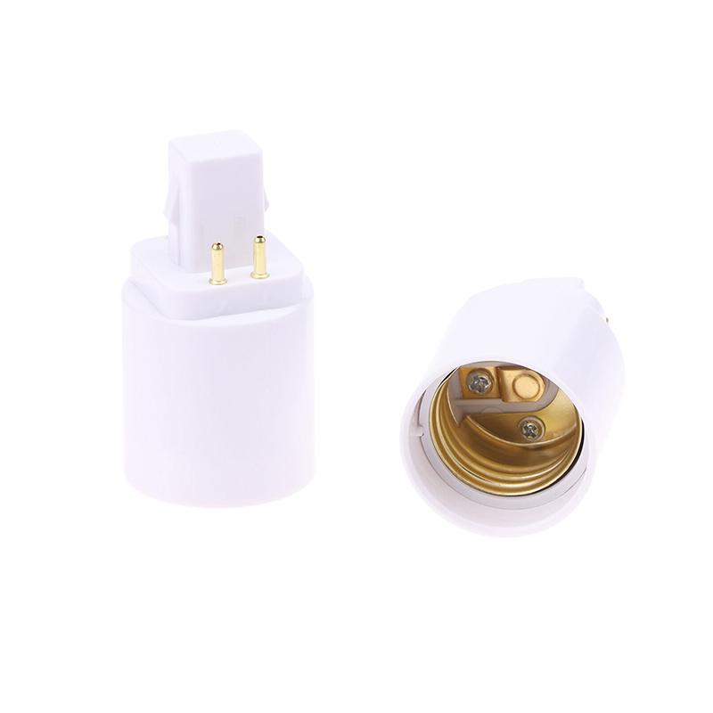 3Pcs 4 Pin Conductive G24 To E26/E27 Socket Adapter G24Q Lamp Base Adapter G24Q To Medium Light Socket Converter