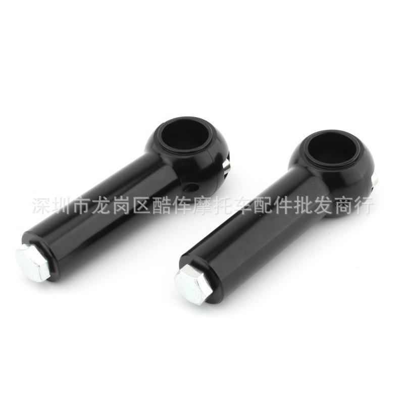 Harley-Davidson Handlebar Riser Spacer 4 Inch Tall 25mm Stem Extension Black Or Chrome Finish