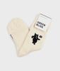 Going Home (bear) - Worn by Han Ji-min. Soft Organic Non-compression Illustrated Socks