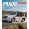 1/32 Toyota PRADO Land Cruiser SUV Alloy Car Model Diecast Metal Off-road Vehicle Car Model Sound and Light Kids Toy Gift