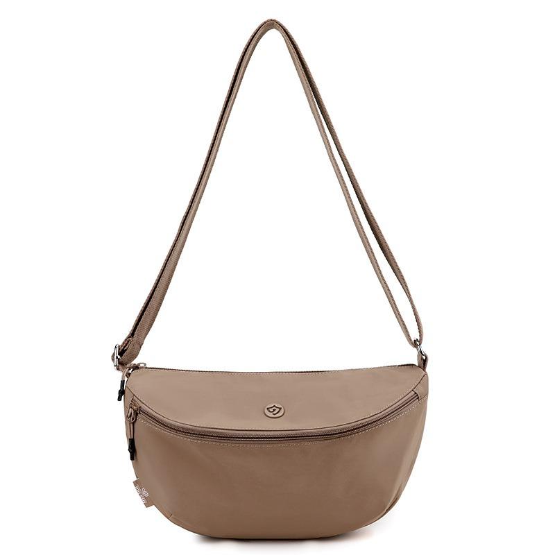 

New shoulder bag women s commuter messenger bag fashion small bag waterproof breast bag simple nylon cloth bag dumpling bag