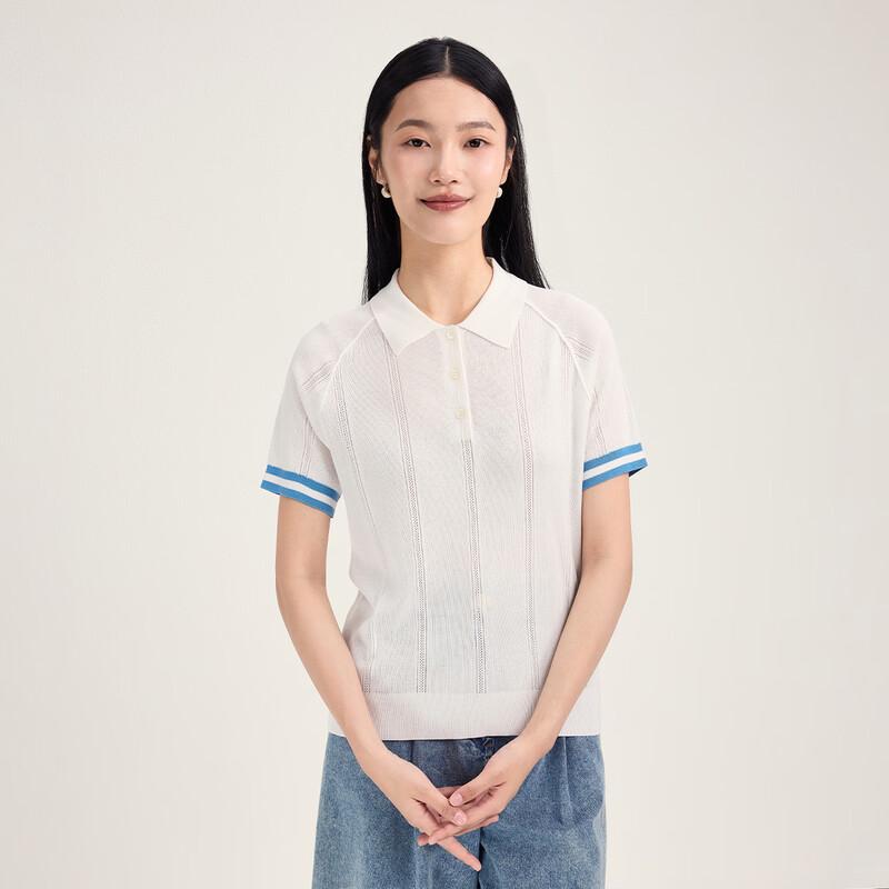 Northern Deer Lyocell Blend Polo Knit T-shirt XL
