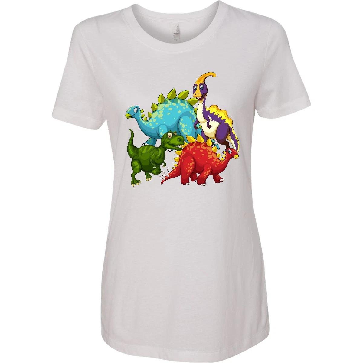 

Inktastic Cute Dinosaurs kids boys T-Shirt Dinosaur Birthday Party Animals Animal 100