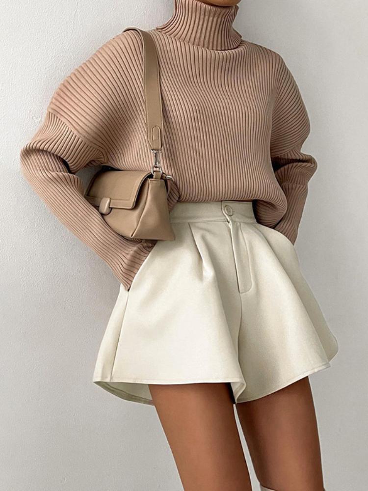 Женские шорты с высокой талией — фото 3