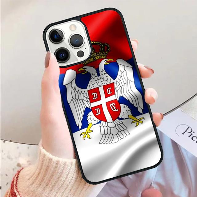 

Flag of Serbia Serbian Phone Case for iPhone 17 Air 16 15 14 12 13 PLUS 11 PRO MAX Back Fundas coque Cover Shell iPhone 11pro max