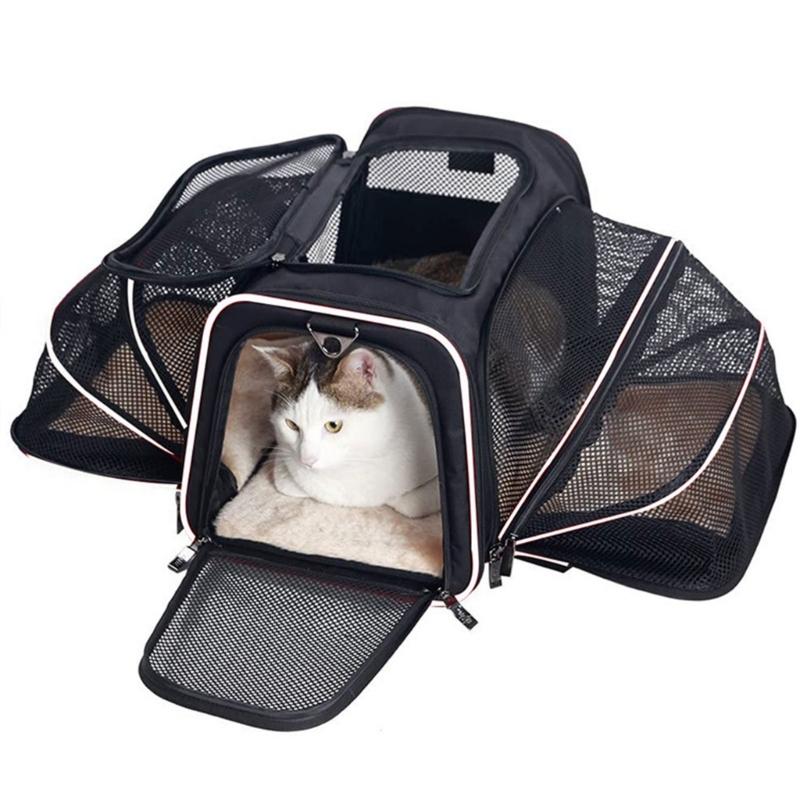 Pet Tote Carrier Bag, Portable Pet Bag Go-out Bag Travel for Puppies Outdoor Travel Portable Soft Shoulder Bag